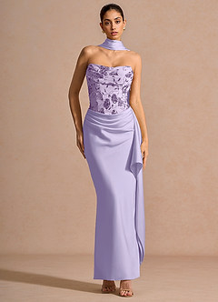 Aspasia Purple Sequins Maxi Dress image4