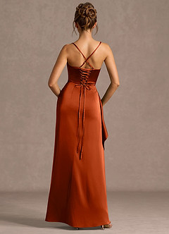 Thora Paprika Open Back Prom Dress image2