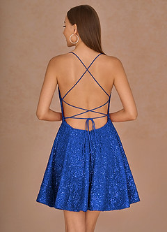 Sequorae Royal Blue Mini Dress image2