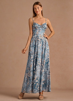 Amelisse Powder Blue Maxi Dress image1