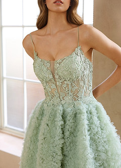 Syloria Green Mini Dress image7