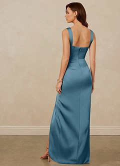 Christian Siriano Bridal for Azazie 1017 Bridesmaid Dresses Bermuda Sheath Sweetheart Neckline Stretch Satin Dress image5
