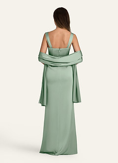 front Azazie Bijpassende Kleur Ierland Stretch Satijnen Sjaal