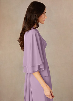 front Azazie Chiffon Double Layered Wrap