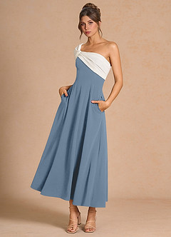 Robe Longue Poudre Bleue Nerina image2