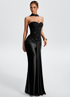 Vestido Negro Largo Quinley image6