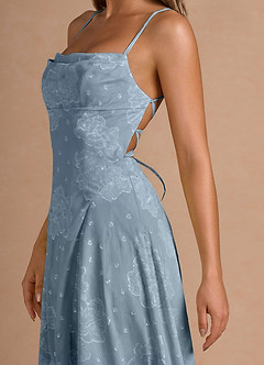 Robe Longue Bleu Poudre Nyselle image6