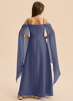 Azazie Moana Junior Stormy A-Line Pleated Chiffon Dress image5