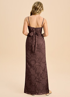 Azazie Mai Junior Klä av Tubklänning i Blommig Utbrändhet Plisserad image2