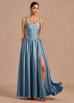 Lucretia Dusty Blue Maxi Dress image1
