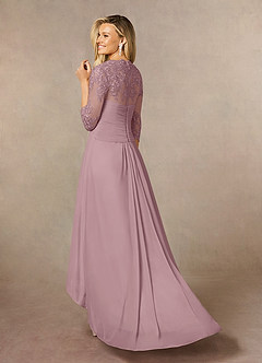 Azazie Anne Mother of the Bride Dresses Dusty Rose Sheath Sweetheart Sequins Lace Dress image9