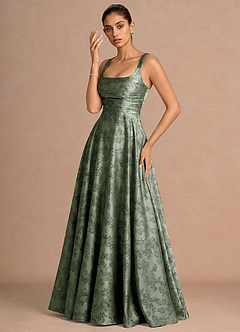 Azaria Sage Blue Maxi Dress image3