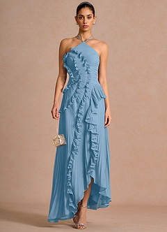 Hatsu Steel Blue Maxi Dress image3