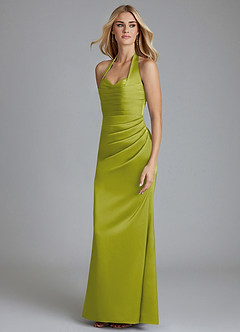 Azazie Minnow Final Sale Black Mermaid Sweetheart Neckline Stretch Satin Dress image5