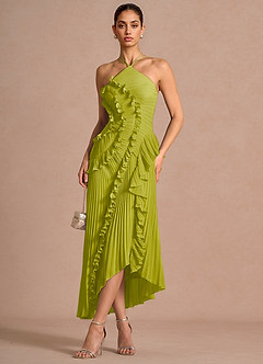 Robe Maxi Vert Citron Hatsu image3