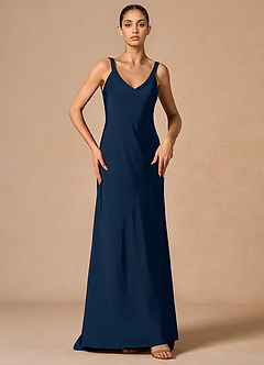 ocean of elegance navy blue maxi dress Ocean of Elegance Pocket Maxi Dress