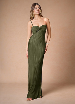 Robe Longue Vert Mousse Clair Nephele image3