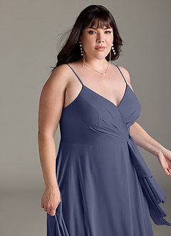 Azazie Akita Bridesmaid Dresses Stormy A-Line Chiffon Dress image10