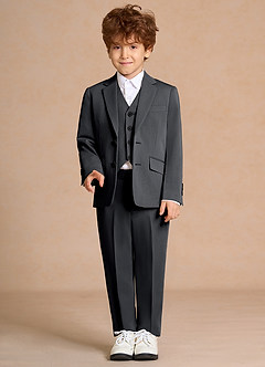 Oliver 숯 소년용 3피스 정장