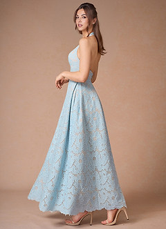 Solenne Navy Maxi Dress image3