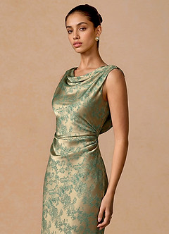 Robe Longue Bleu Sarcelle Platine Juliska image6