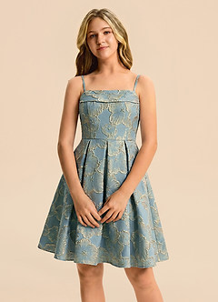 front Azazie Luka Junior Formal Dress