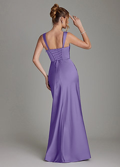 Azazie Agustina Bridesmaid Dresses Tahiti Mermaid Corset Stretch Satin Dress image2