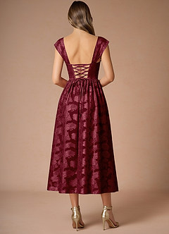 Dana Wine Midi Dress image2