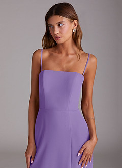Azazie Wren Bridesmaid Dresses Tahiti A-Line Side Slit Chiffon Convertible Dress image6