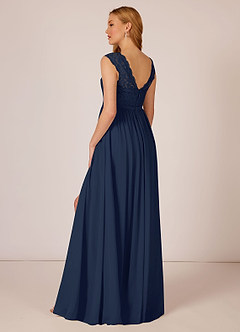 Azazie Arden Final Sale Tahiti A-Line with Pockets Chiffon Dress image4