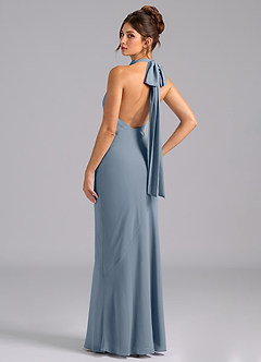 Azazie Velli Bridesmaid Dresses Twilight Mermaid Bow Chiffon Dress image7
