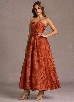 Kahlia Rust Maxi Dress image3