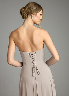 Azazie Ayla Abiti da Damigella Abito A-Line in Chiffon Scollo a Cuore Gelo image11