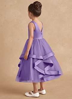 Azazie Posy Flower Girl Dresses Tahiti A-Line Beaded Tulle Dress image2