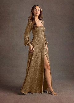 Savanah Mocha Maxi Dress Ready to Ship | Azazie