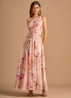 Noelle Abstract Bouquet Floral Maxi Dress image5