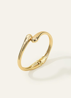 front Brazalete envolvente con forma de gota de agua