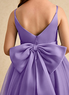 Azazie Patootie vestidos de niña de las flores Vestido de Tahití de Tul de Corte En A con Tirante Espagueti image6