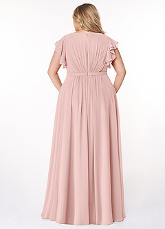 Azazie Daphne Abiti da damigella modesti Abito A-Line Arricciato Chiffon Floor-Length image7