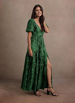 Carolynn Hunter Green Maxi Dress image3