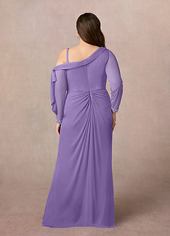Azazie Marna Mother of the Bride Dresses Tahiti Sheath One Shoulder Mesh Dress image8