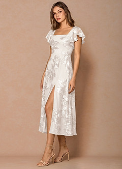 Vestido Nube Blanca Midi Talia image1