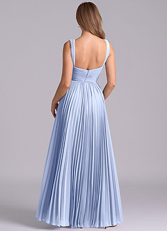 Azazie Mina Jurken voor bruidsmeisjes Jurk van Chiffon met A-Lijn Geplooid Ijs image7