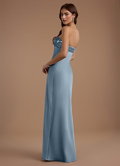 suknia Niebieski Pudrowy Maxi Narah image6