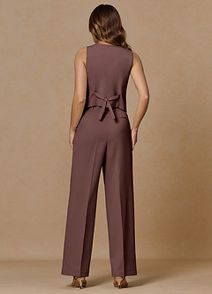 front Rowan Espresso Hienostunut kudostehokas kaksiosainen puku