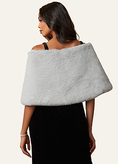 front Härlig fuskpäls wrap