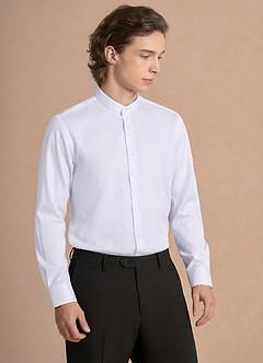 front Edward White 100% Cotton Non-Iron Dress Shirt