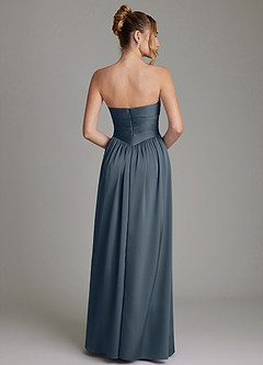 Azazie Zena Bridesmaid Dresses Twilight A-Line Strapless Stretch Satin Dress image6