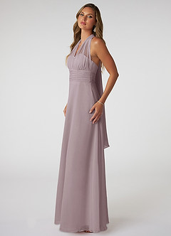 Azazie Fifi Bridesmaid Dresses Dusk A-Line Strapless Chiffon Convertible Dress image5