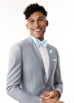 front Matte Satin Pre-Tied Bow Tie